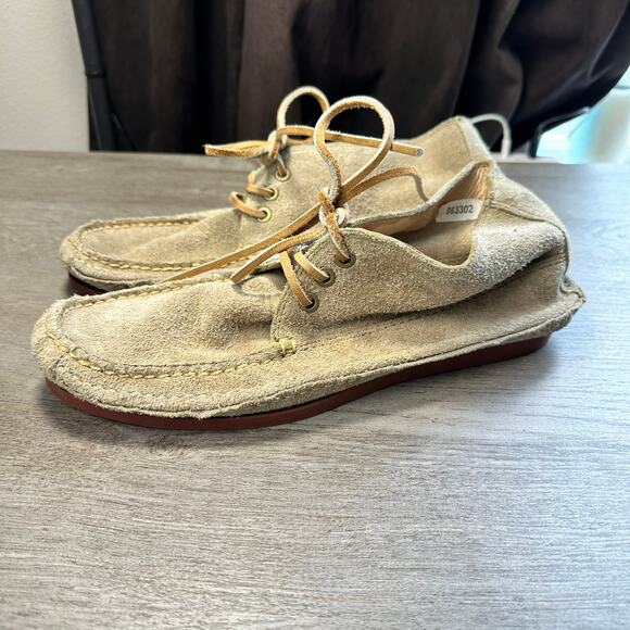 Frye Mason Chukka Suede Lace Up Boot Shoes Tan Cream Color 9 - Picture 1 of 6